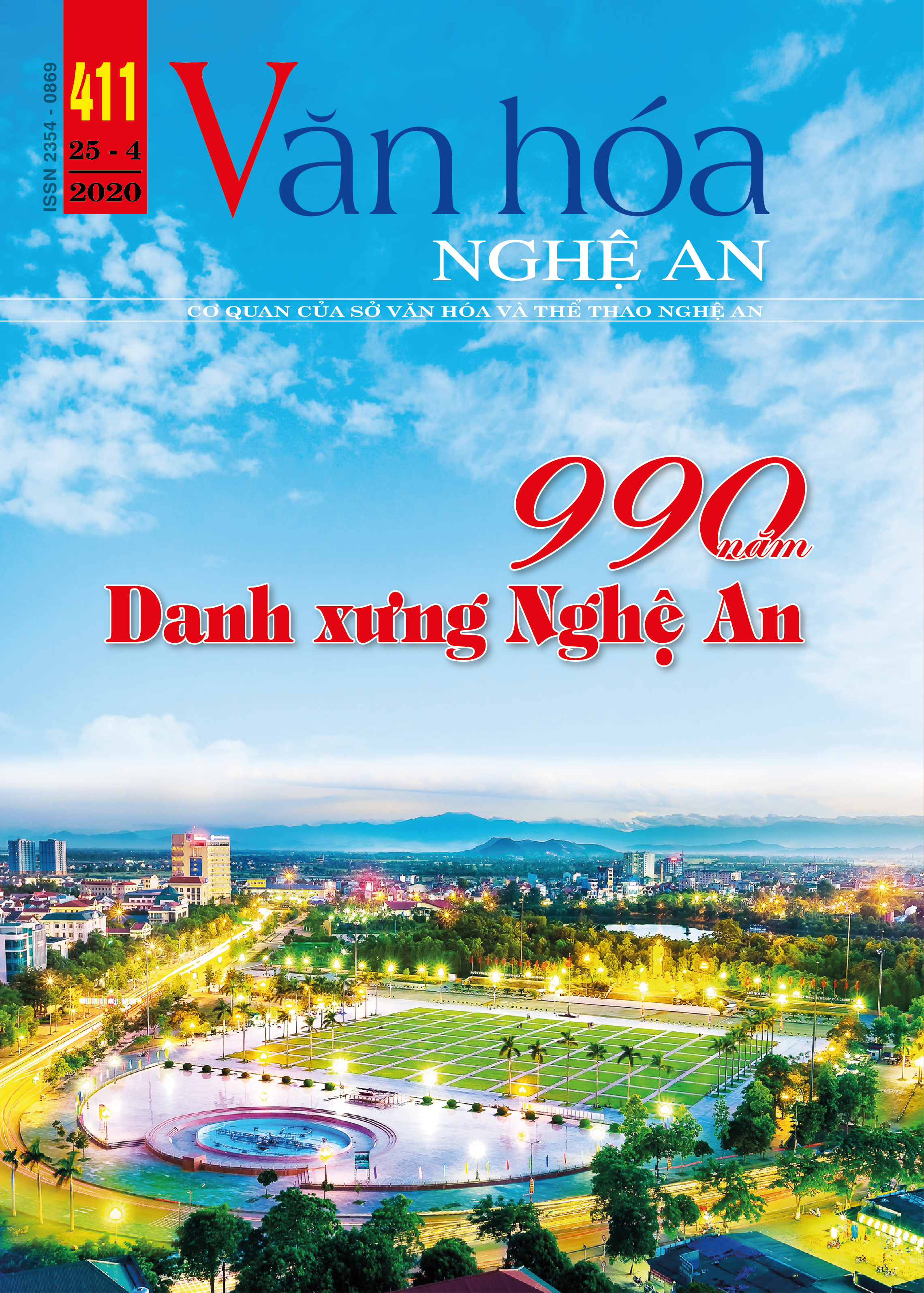 TẠP CHÍ VĂN HÓA NGHỆ AN   MỤC LỤC SỐ 411 NĂM 2020